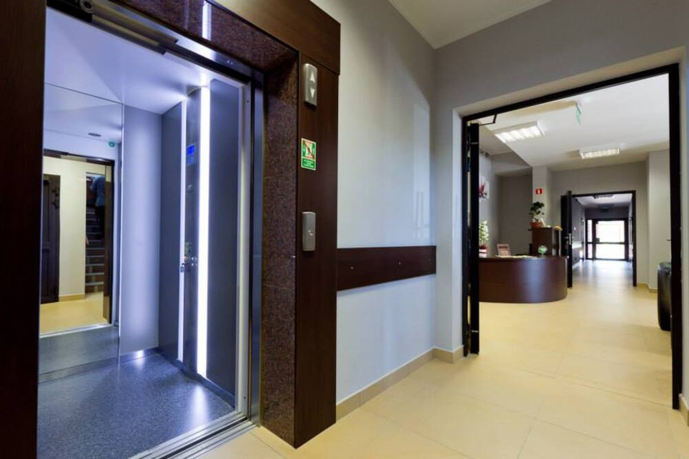 W Domu Seniora „Magnolia" w Lęborku znajduje się winda