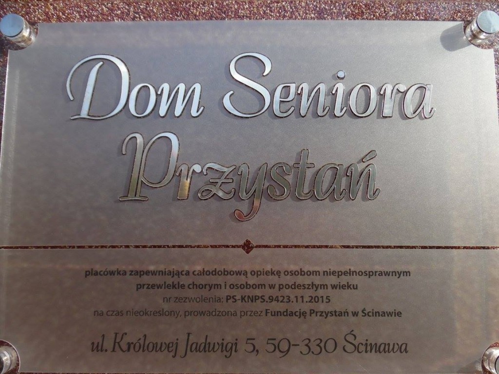 Dom Seniora „Przystań" w Ścinawie