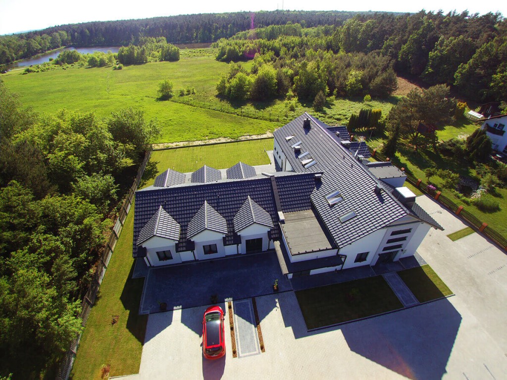 Dom Seniora „Pod Jodłami" w Rybniku z lotu ptaka