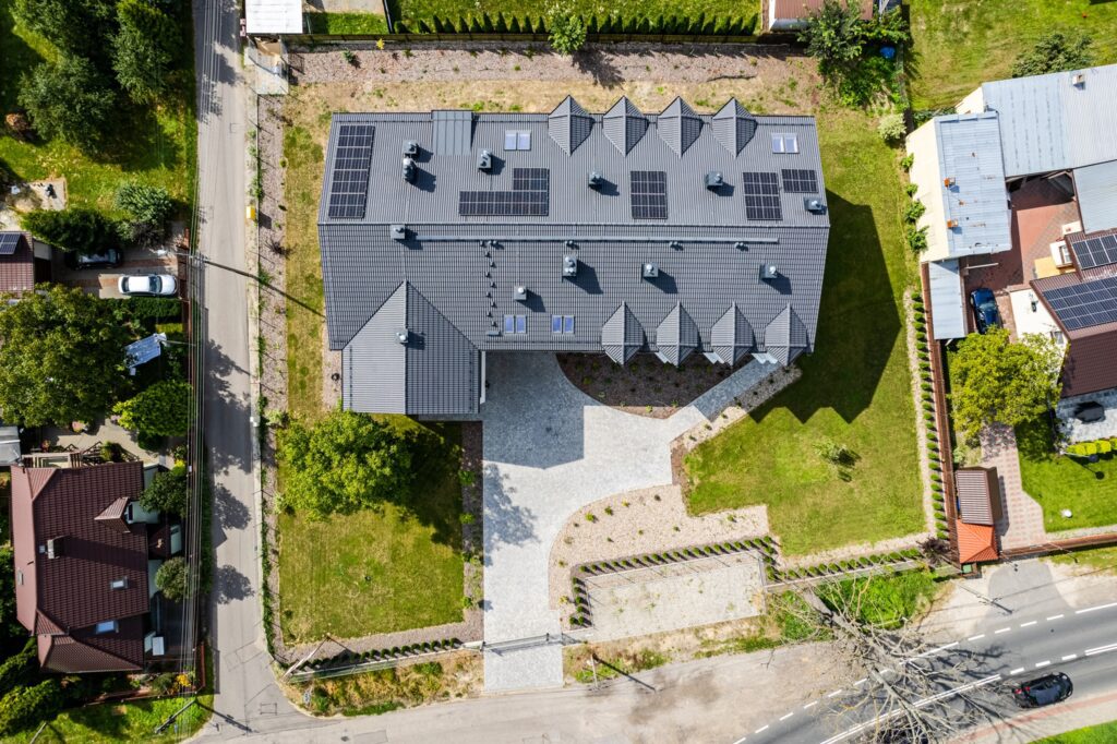 Dom Opieki „Senior Care" w Kazuniu Nowym z lotu ptaka