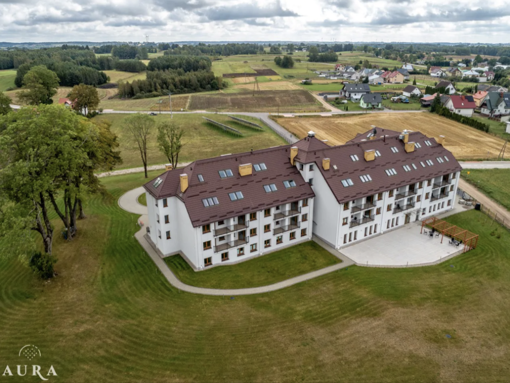 Dom Seniora „Aura" w Przeroślu z lotu ptaka
