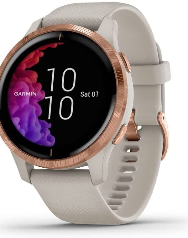 Garmin Venu piaskowy smartwatch dla seniora