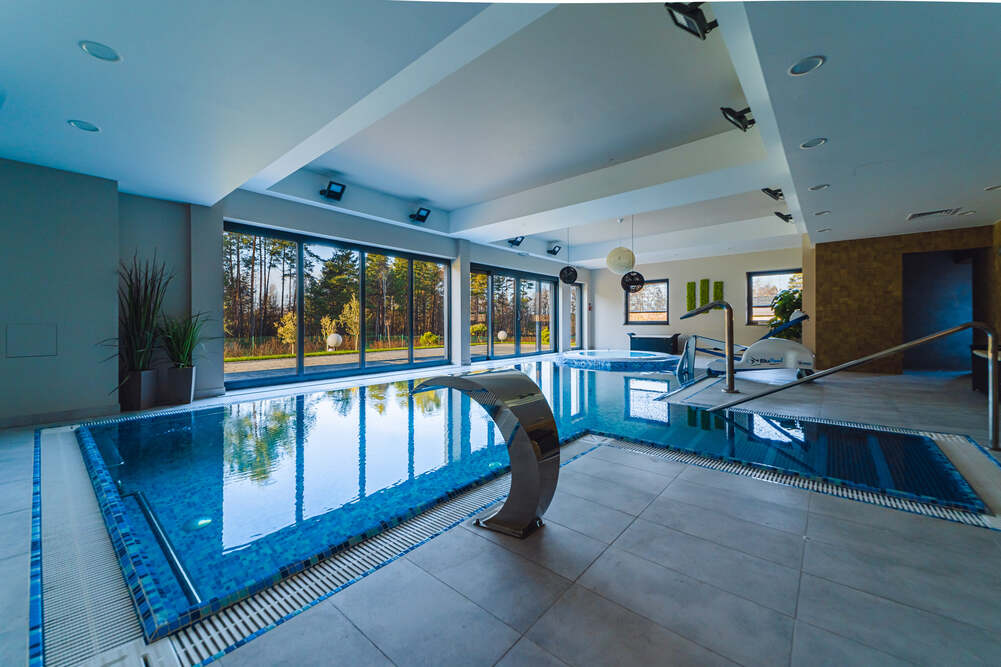 W Centrum Rehabilitacji i Opieki Medycznej „Donum Corde” w Budach Głogowskich znajduje się strefa SPA z basenem 