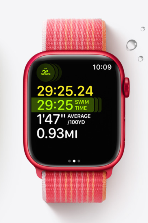 Apple Watch Series 8 czerwony zegarek dla seniora