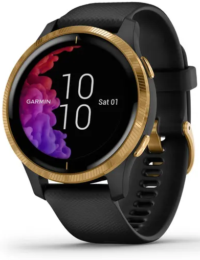 Garmin Venu czarno-złoty dla seniora