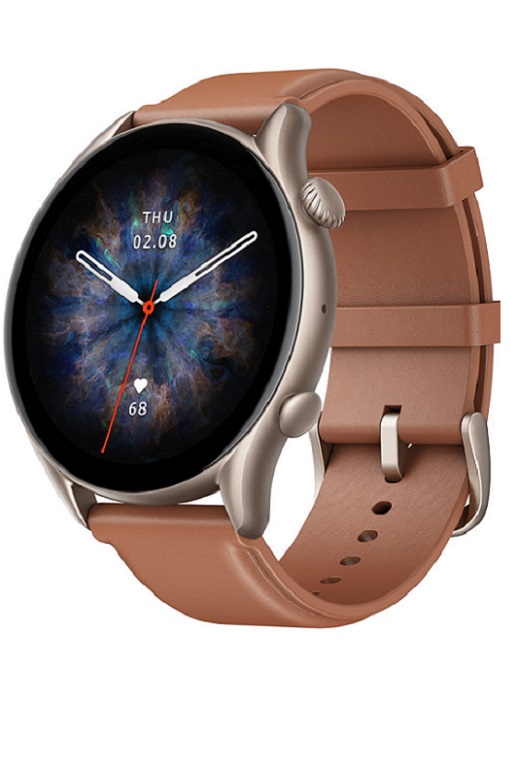 Amazfit GTR3 brązowy zegarek dla seniora