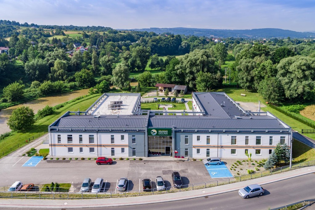 Dom Seniora „Pogodna Dolina” w Siedliskach z lotu ptaka