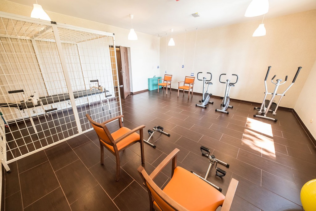 Dom Seniora „Bursztynowy” w Gdańsku dysponuje nowocześnie wyposażoną salą do fizjoterapii