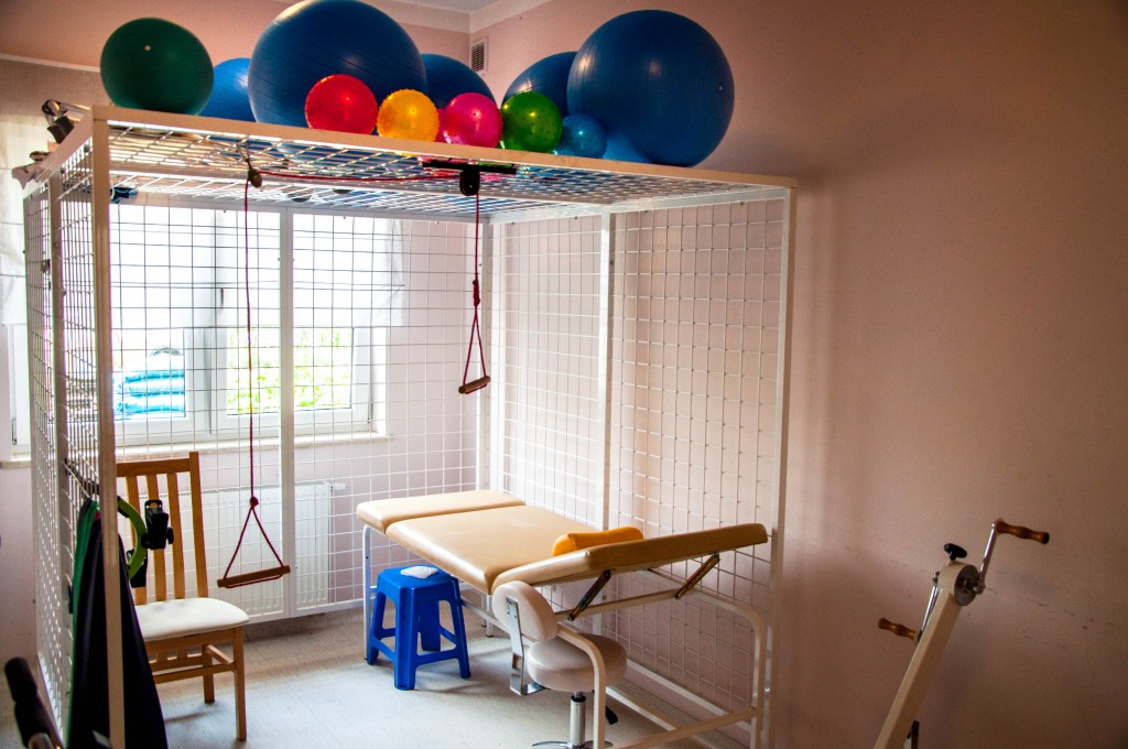 Dom Opieki „Nestor" w Wojszczycach dysponuje dobrze wyposażoną salą do rehabilitacji