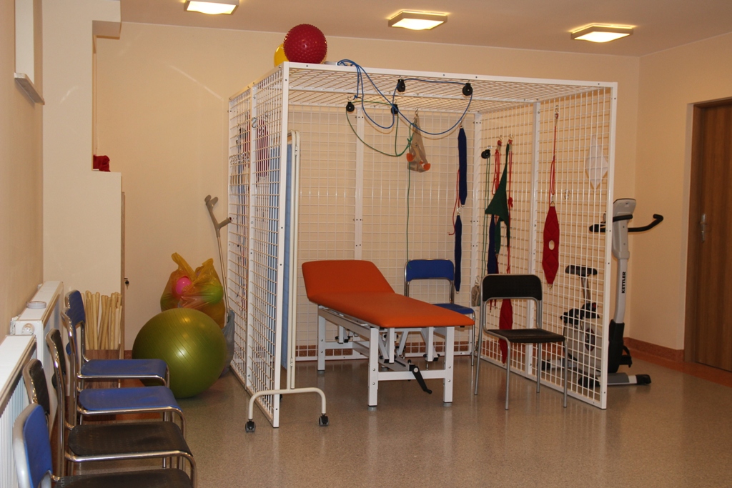 Dom Seniora „Bryza” w Koleczkowie dysponuje salą do rehabilitacji ruchowej