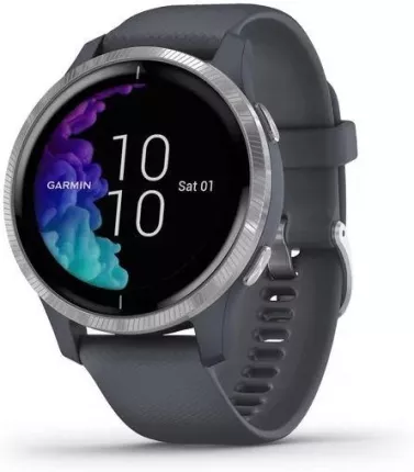 Garmin Venu srebrno-granatowy smartwatch dla seniora