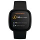 FitBit Versa3 czarny smartwatch50+ od przodu