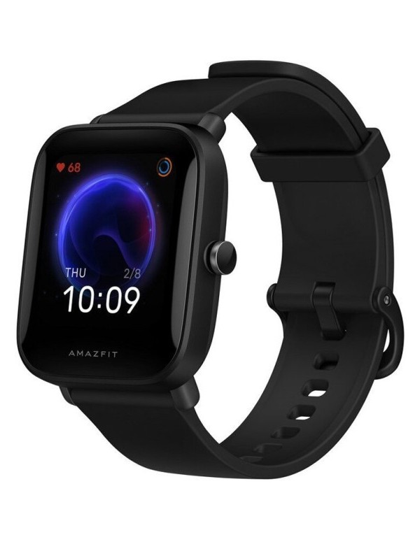 Amazfit Bip U Pro czarny zegarek dla seniora