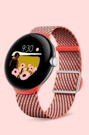 Google Pixel Watch różany smartwatch dla seniora