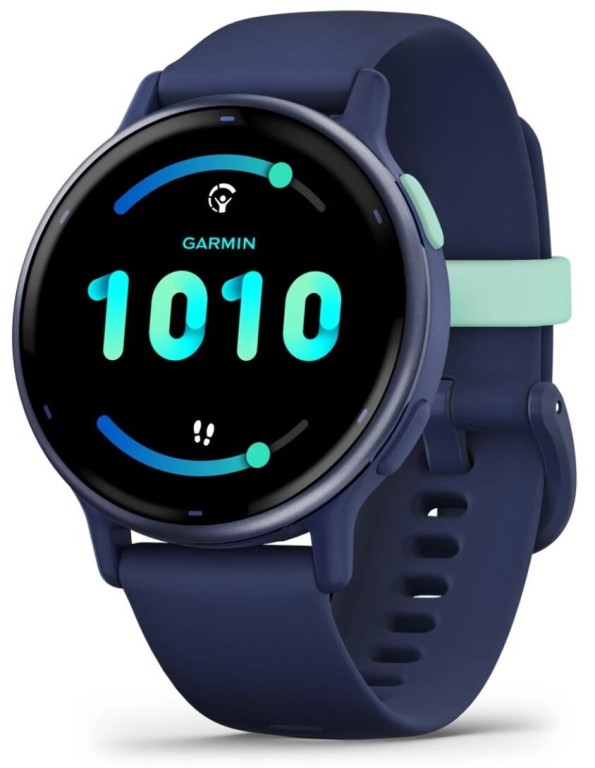 Garmin Vivoactive granatowy smartwatch seniora