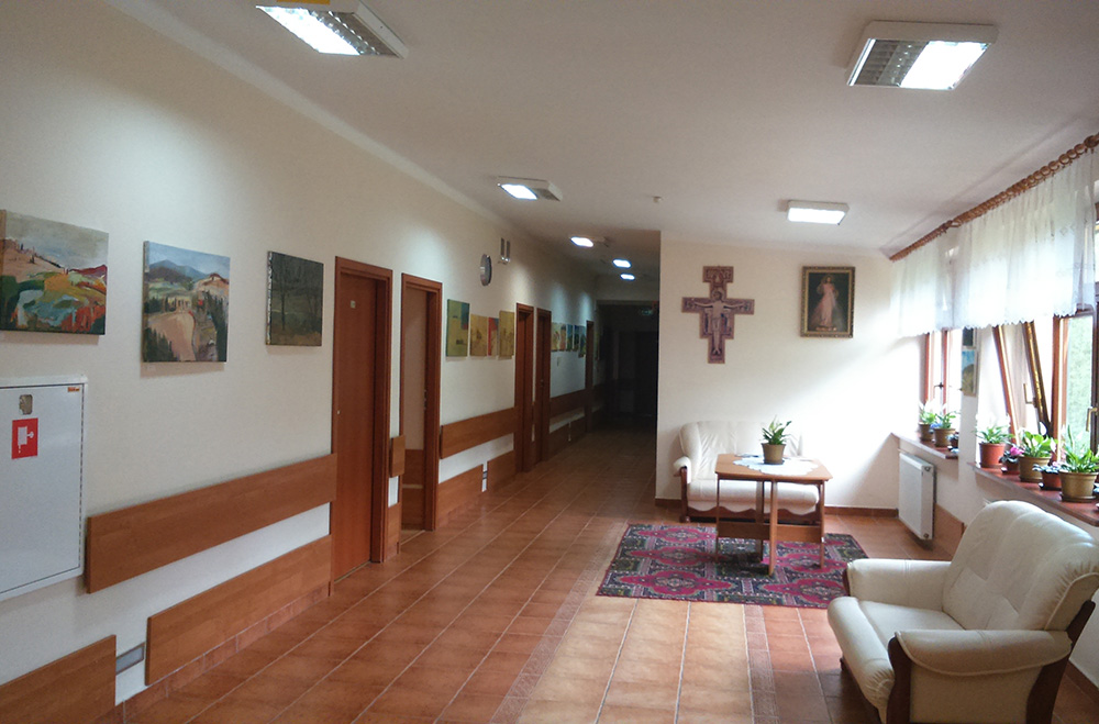 Przestrzenie wspólne w Domu Seniora „Pod Jaworzynką” w Lubomierzu 