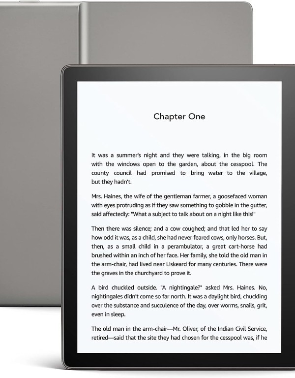 Kindle Oasis grafitowy czytnik e-booków dla seniora