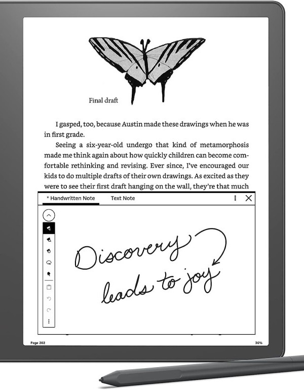 Kindle Scribe czarny czytnik e-booków dla seniora