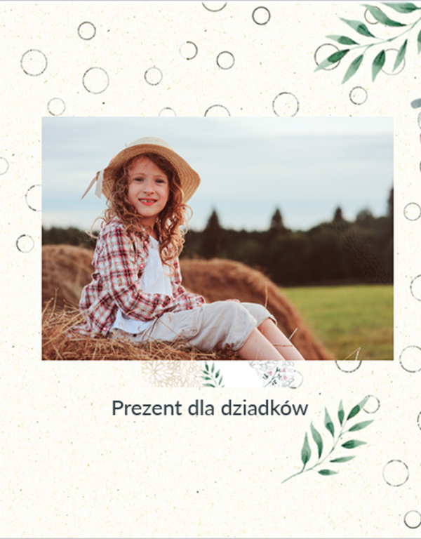 Okładka fotoksiążki Colorland, prezentu na Dzień Dziadka