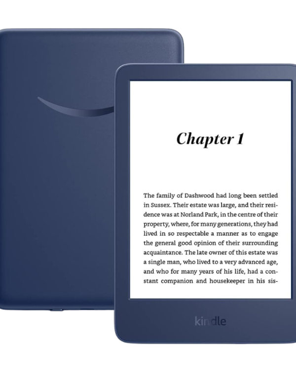 Kindle denim czytnik e-booków dla seniora