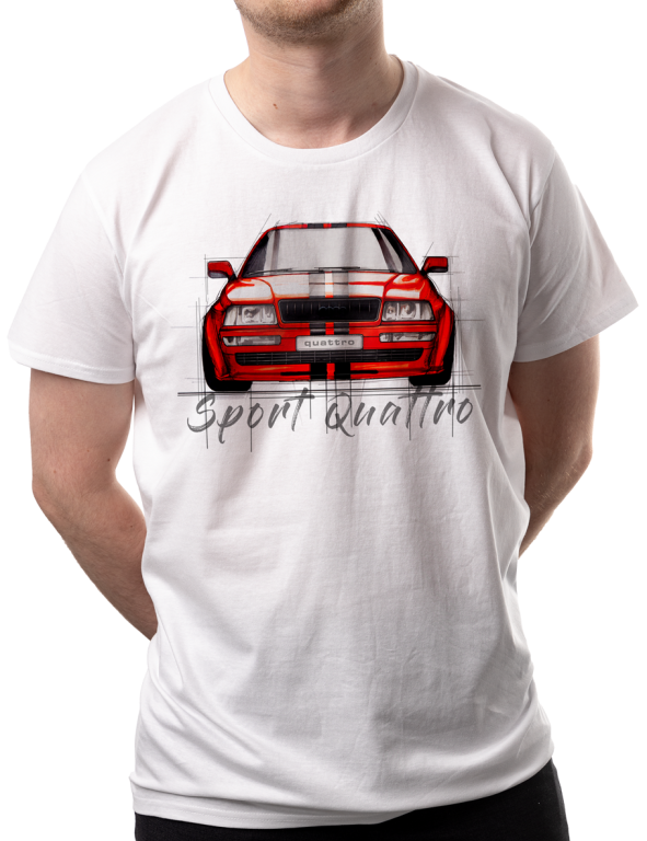 Koszulka z nadrukiem Audi S2 dla dziadka