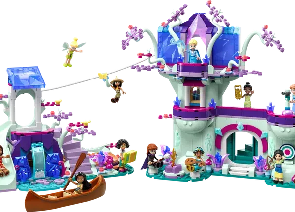 Złożony zestaw Lego Zaczarowany domek na drzewie prezent dla 7-latki