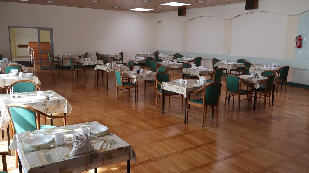 Jadalnia w Domu Pomocy Społecznej Ugory w Poznaniu