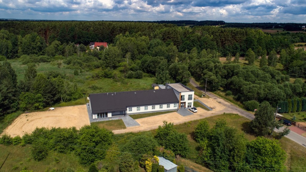 Dom Opieki „Kampus III Wieku” w Boronowie z lotu ptaka