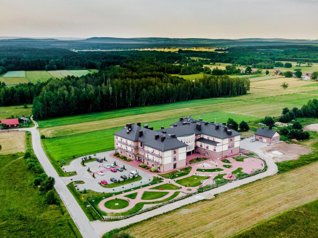 Zakład Opiekuńczo-Leczniczy w Osinach z lotu ptaka