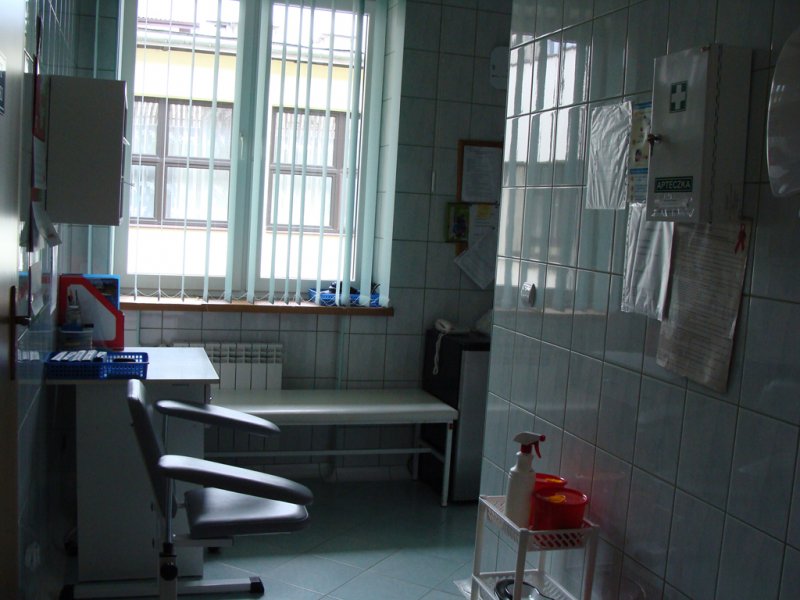 W Domu Pomocy Społecznej „Smrek” w Zaskalu znajduje się gabinet zabiegowy