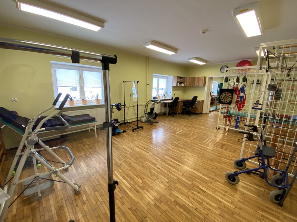 Dom Pomocy Społecznej w Barczewie dysponuje własną salą do rehabilitacji