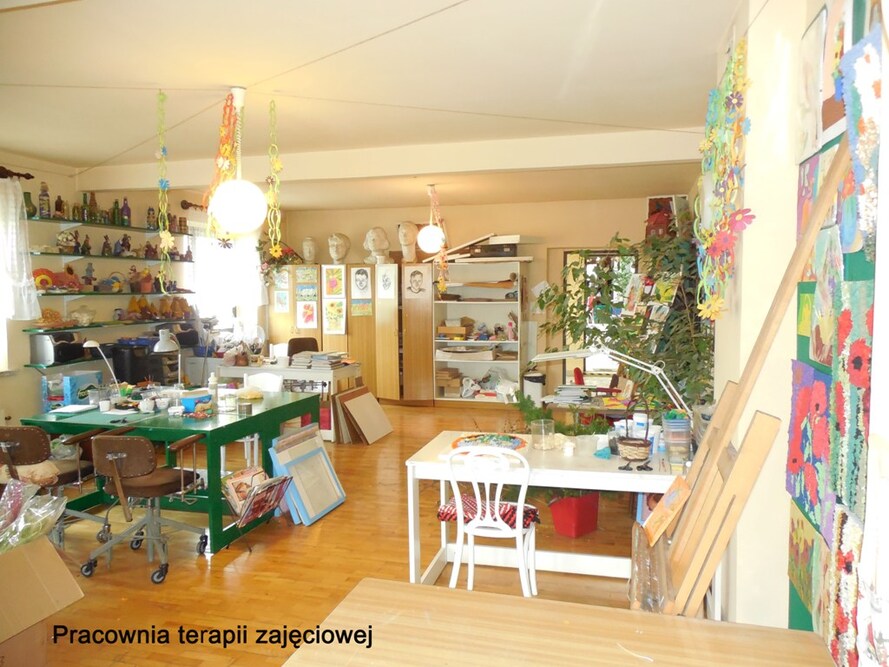 Sala terapii zajęciowej w Powiatowym Domu Pomocy Społecznej „Pogodna Jesień” w Cieszynie