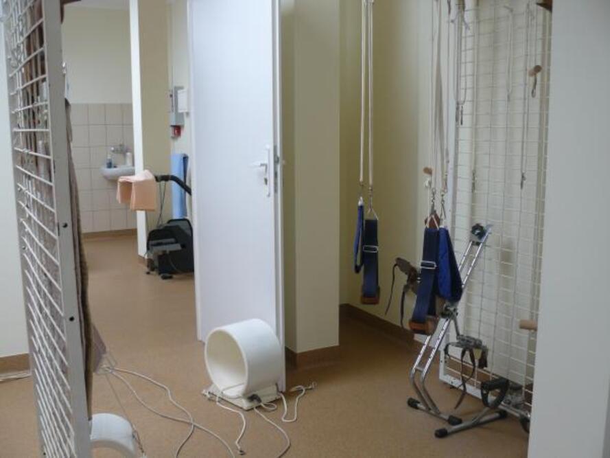 Dom Pomocy Społecznej w Brzezinach dysponuje własnym zapleczem rehabilitacyjnym