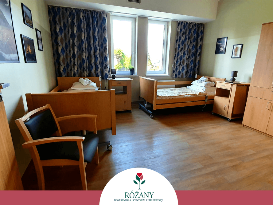 Jeden z pokoi w Domu Seniora i Centrum Rehabilitacji „Różany Dom” w Rybniku