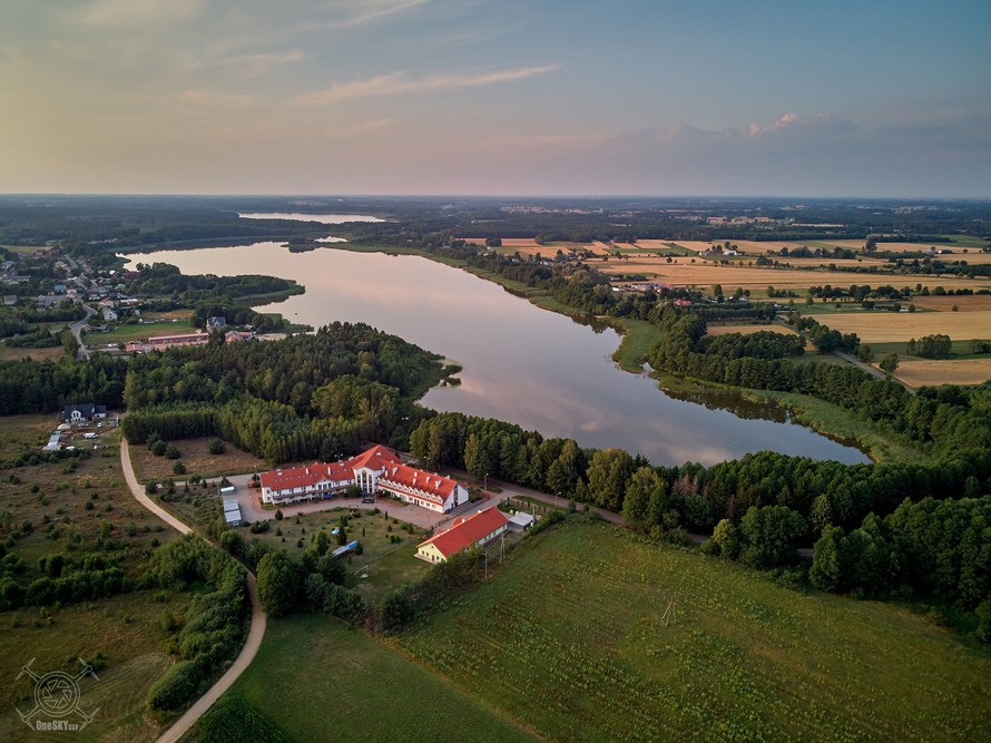 Dom Pomocy Społecznej im. Jana Pawła II w Szczutowie z lotu ptaka