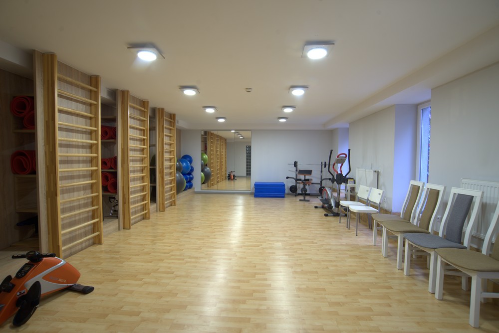 Sala gimnastyczna w Domu Seniora „Aurum Vitae” w Kaletach