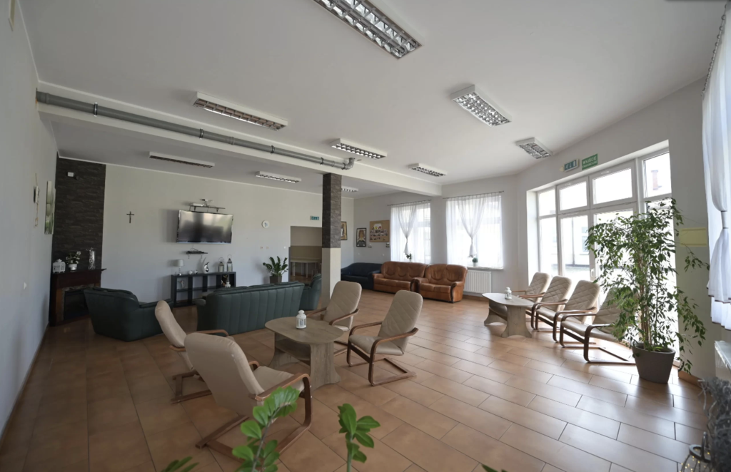 Świetlica w Domu Opieki „Spokojna Przystań” w Chomiąży