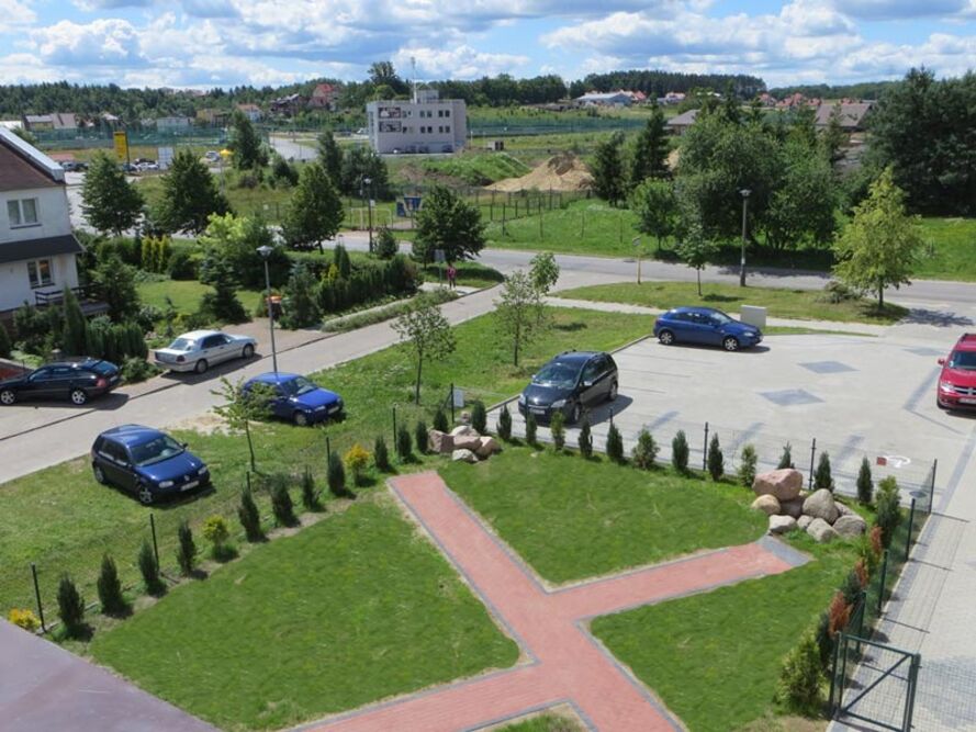 Parking przed Domem Seniora „Kalina” w Gdańsku