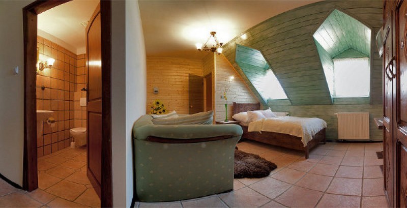 Pokoje w Domu Seniora w Skórzewie posiadają łazienki