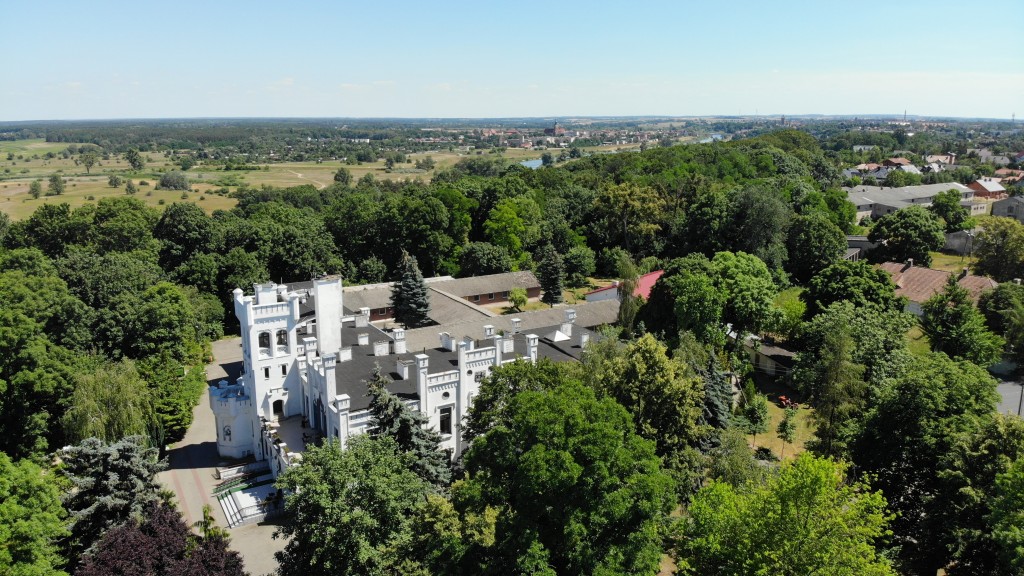 Dom Pomocy Społecznej w Psarskiem z lotu ptaka