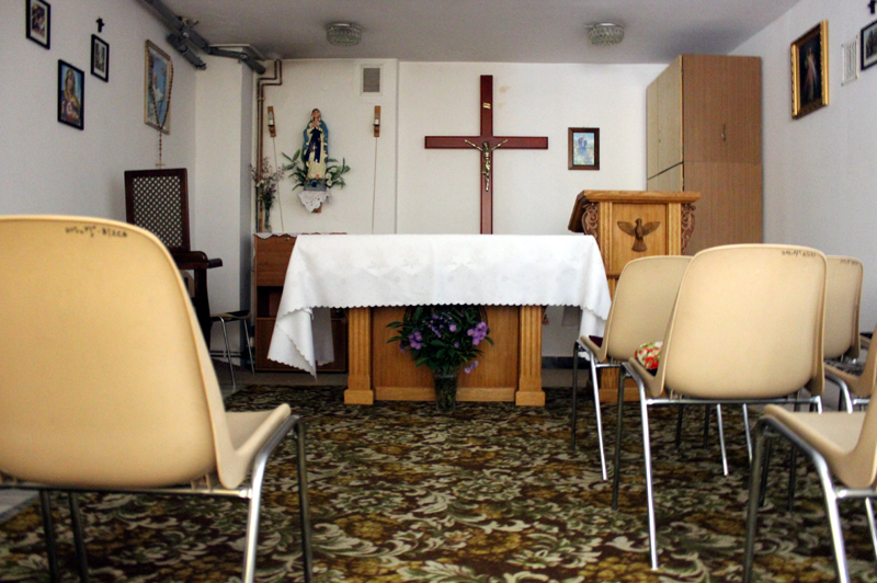 W Domu Pomocy Społecznej Pogodna Jesień w Jeleniej Górze znajduje się kaplica