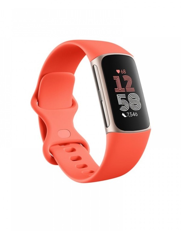 Fitbit Charge 6 koralowa opaska dla seniora