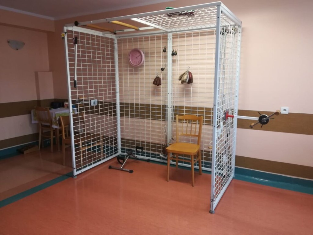 Dom Pomocy Społecznej w Opolu dysponuje własną salą do rehabilitacji ruchowej