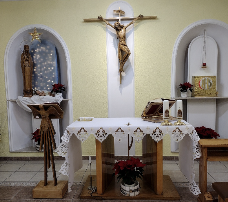 W Domu Pomocy Społecznej Nazaret w Gliwicach znajduje się kaplica