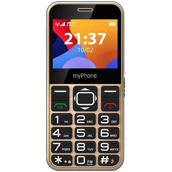 prosty telefon dla seniora złoty myphone Halo 3