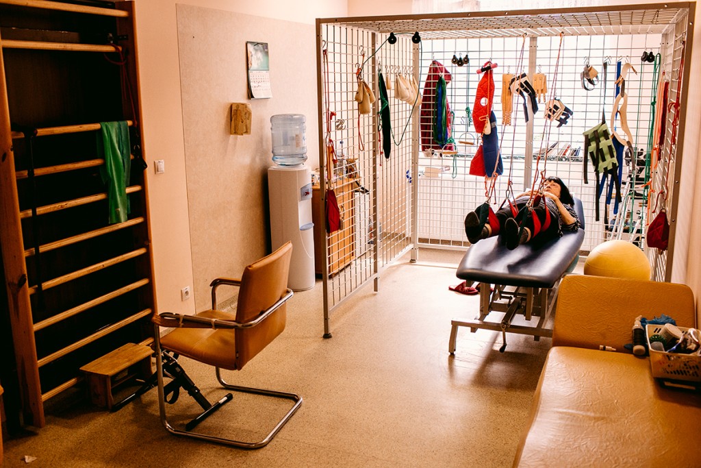 Prywatny Dom Opieki Złota Jesień w Jabłonnie dysponuje własnym zapleczem rehabilitacyjnym