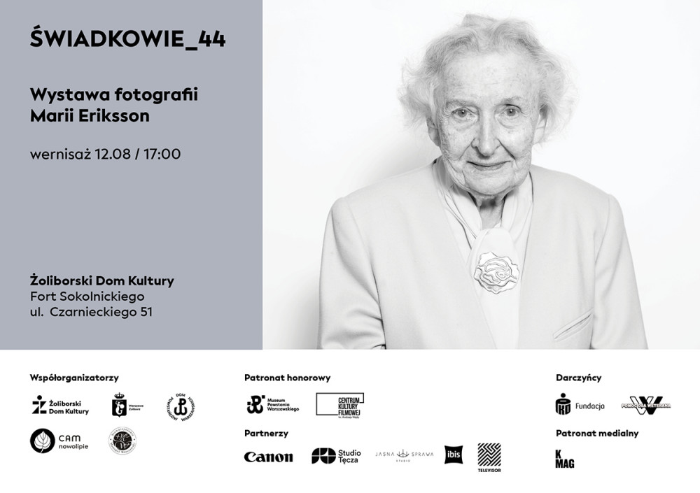 „Świadkowie_44” wystawa zdjęć powstańców warszawskich