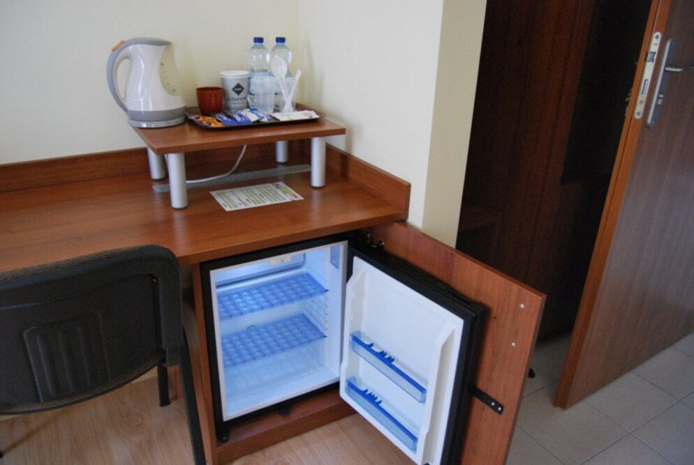 Pokoje w Domu Seniora Złote Serca w Koszalinie wyposażone są w dodatkowe udogodnienia 