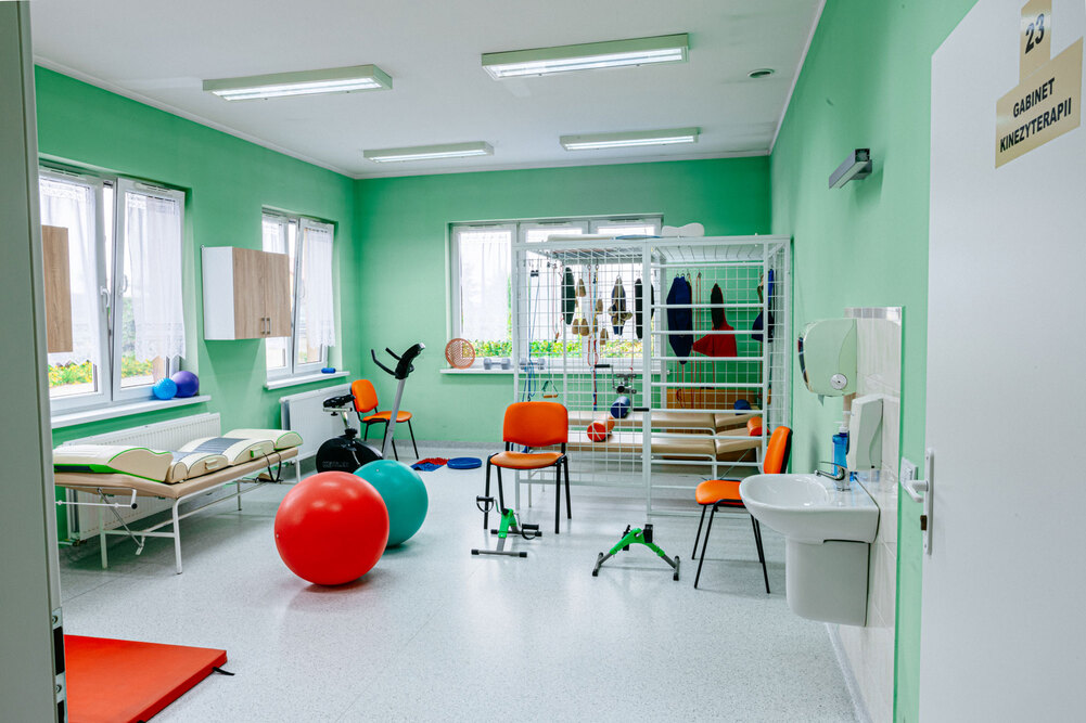 Dom Opieki Senior w Mórkowie dysponuje właśną salą do rehabilitacji