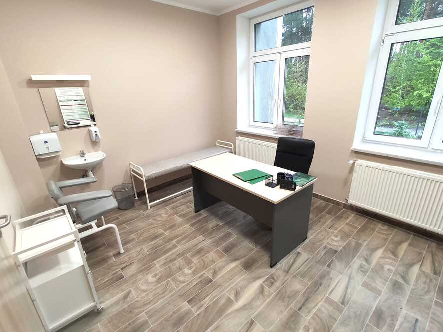 Dom Seniora Leśne Zacisze w Kuczkowie dysponuje własnym gabinetem zabiegowym